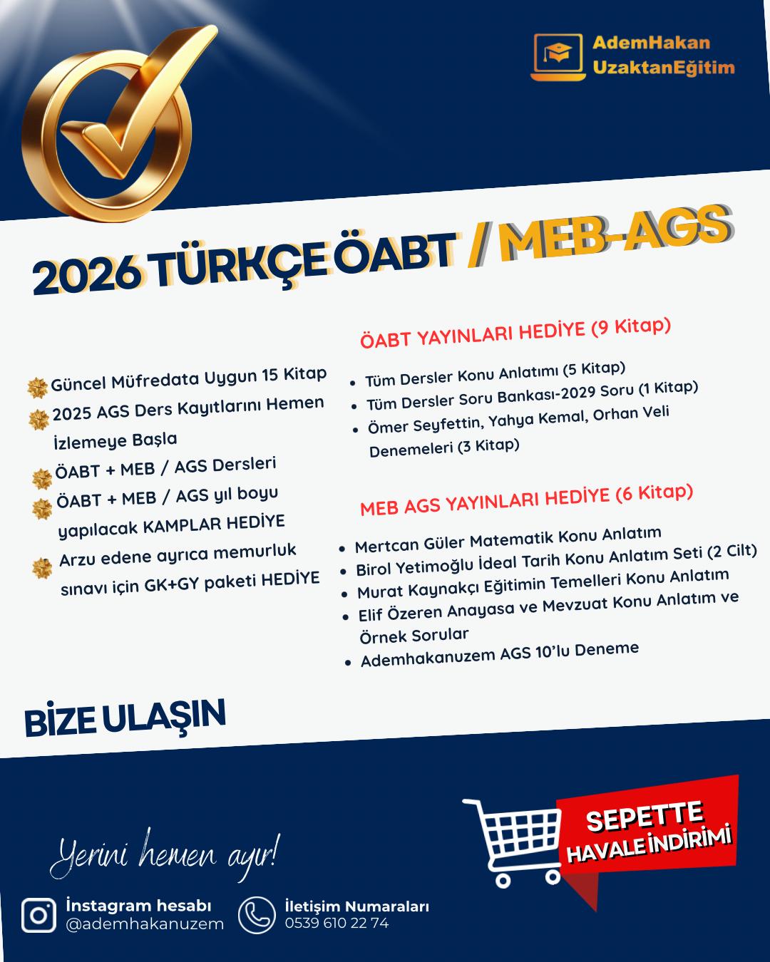 2026 TÜRKÇE ÖABT + AGS