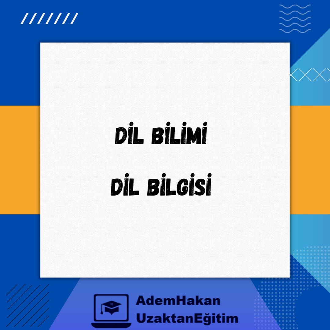 Dil Bilimi / ÖABT Dil Bilgisi ve Temel Dil Bilgisi