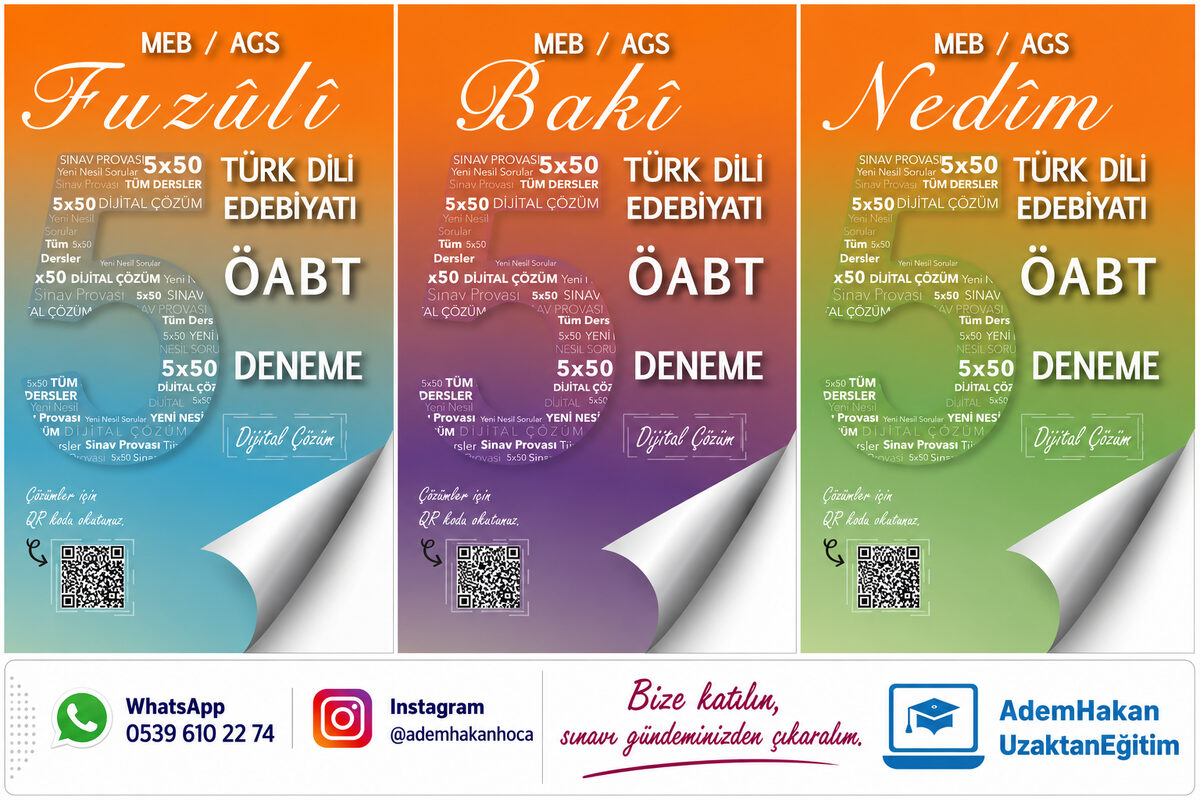 EDEBİYAT ÖABT DENEMELER