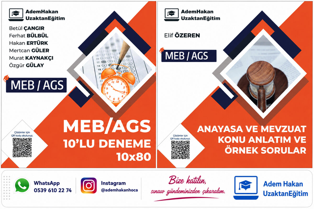 MEB / AGS YAYINLARIMIZ