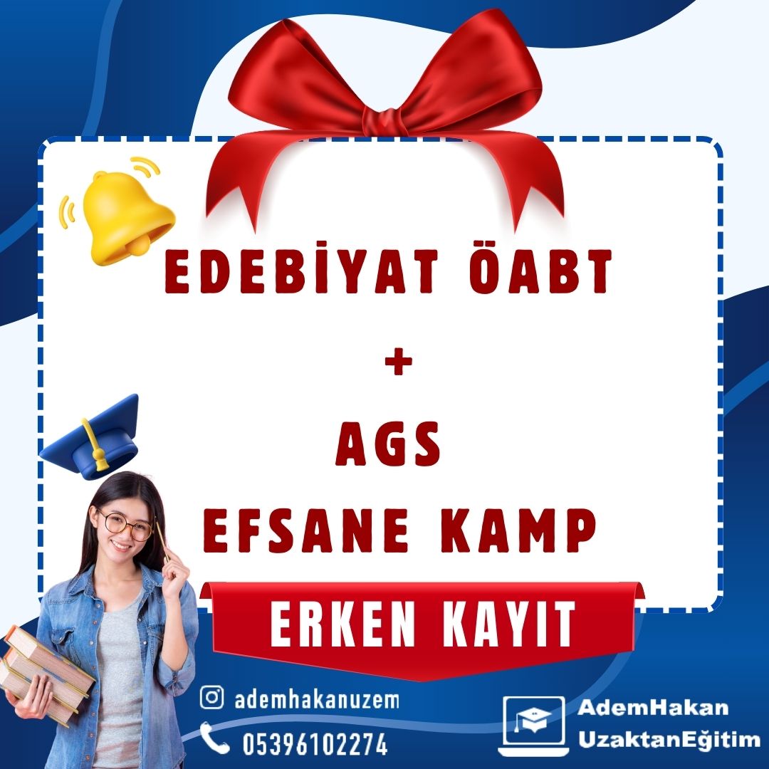 2025 EDEBİYAT ÖABT + AGS KAMP